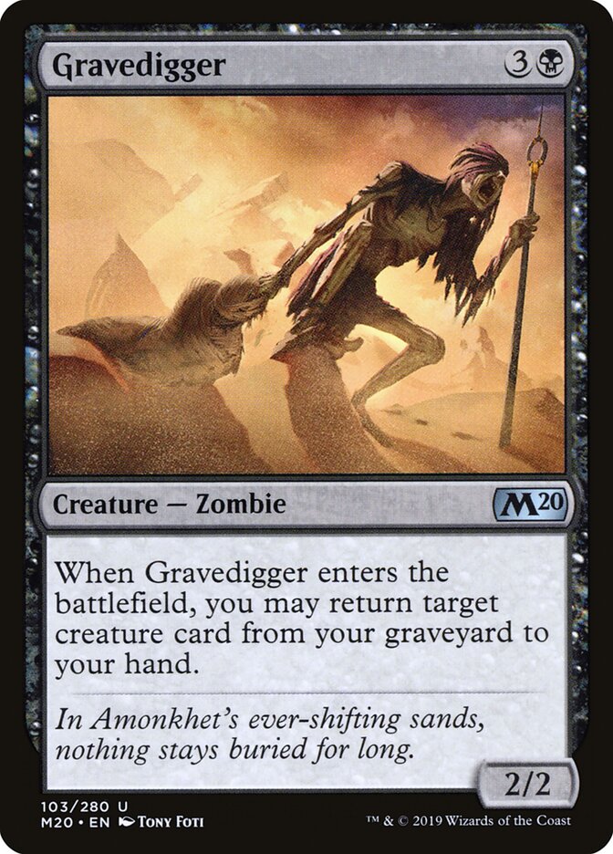 Coveiro / Gravedigger - Magic: The Gathering - MoxLand