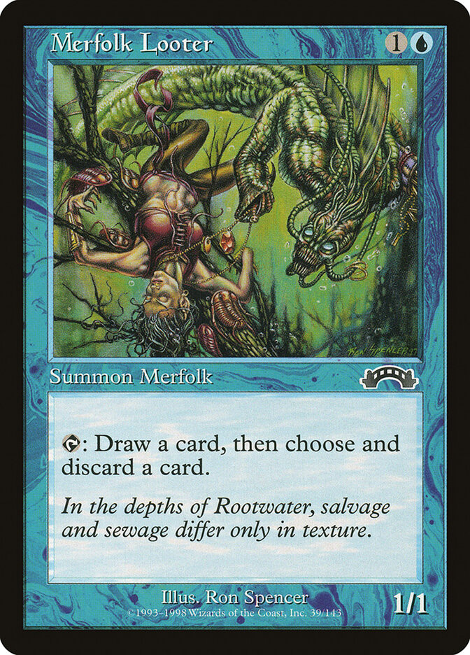 Tritão Saqueador / Merfolk Looter - Magic: The Gathering - MoxLand