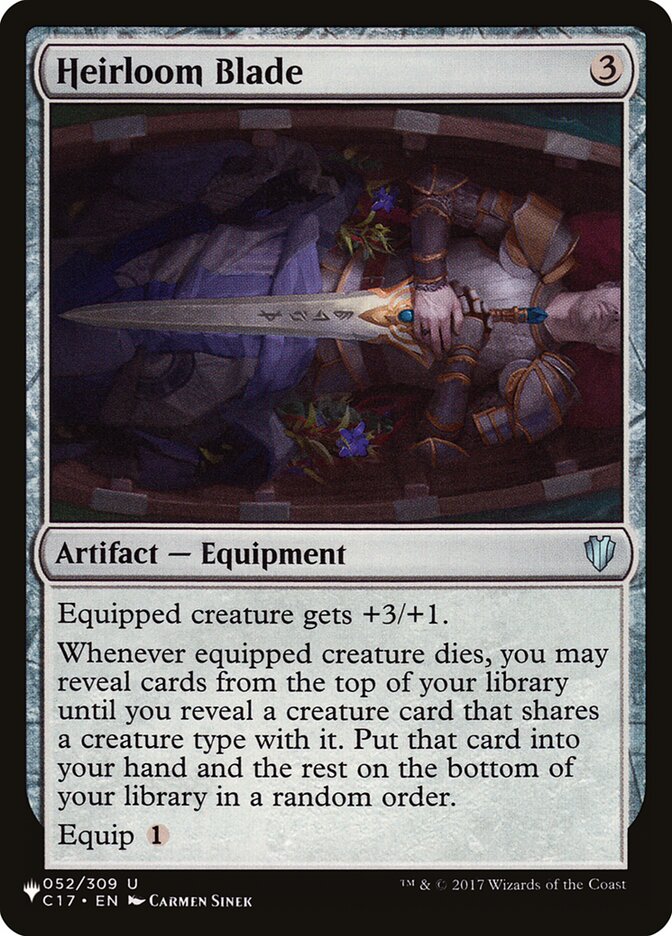 Lâmina de Herança / Heirloom Blade - Magic: The Gathering - MoxLand