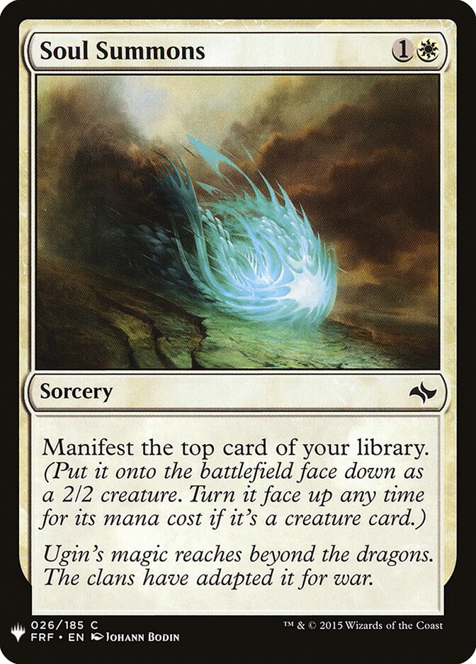 Evocação das Almas / Soul Summons - Magic: The Gathering - MoxLand