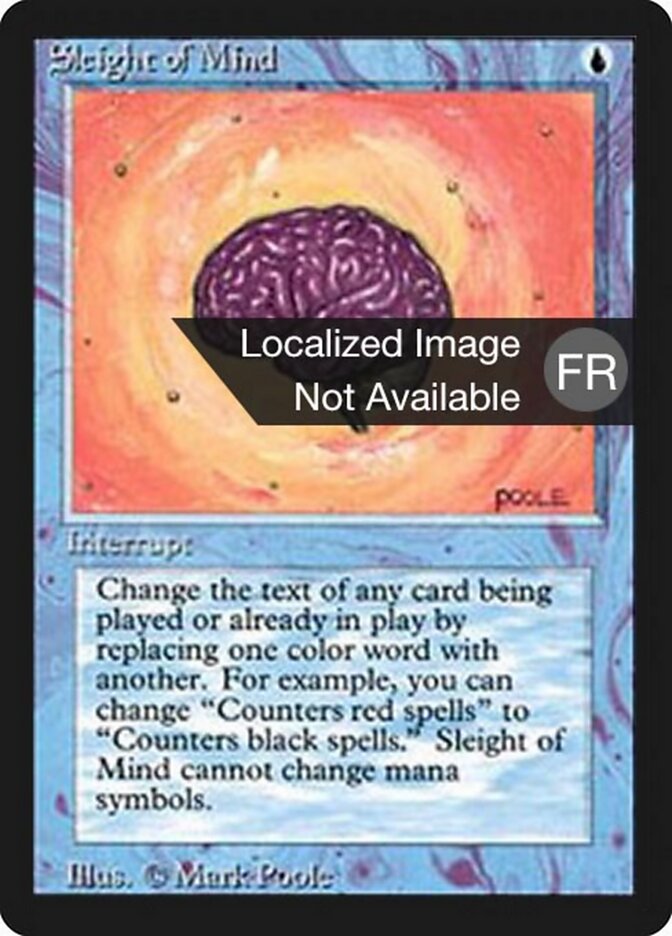 Ilusão Mental / Sleight of Mind - Magic: The Gathering - MoxLand