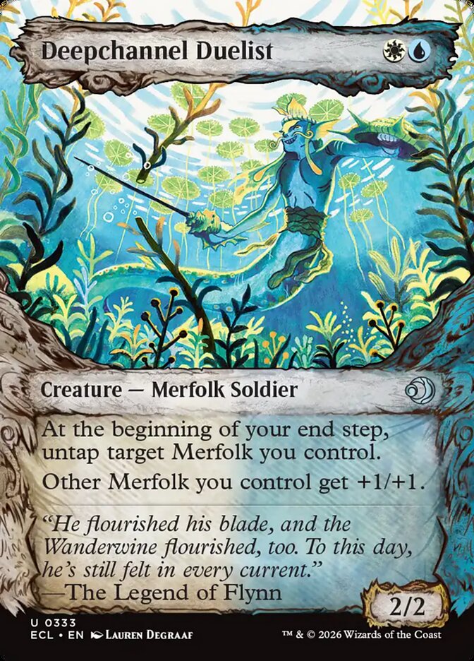 Duelista dos Canais Profundos / Deepchannel Duelist - Magic: The Gathering - MoxLand