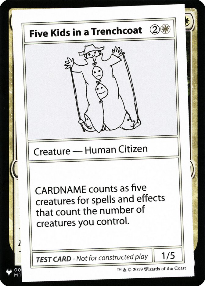 Five Kids in a Trenchcoat - Magic: The Gathering - MoxLand