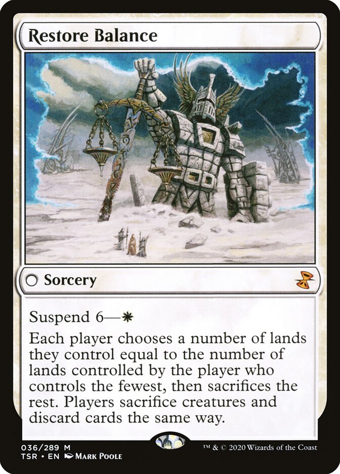 Restaurar o Equilíbrio / Restore Balance - Magic: The Gathering - MoxLand