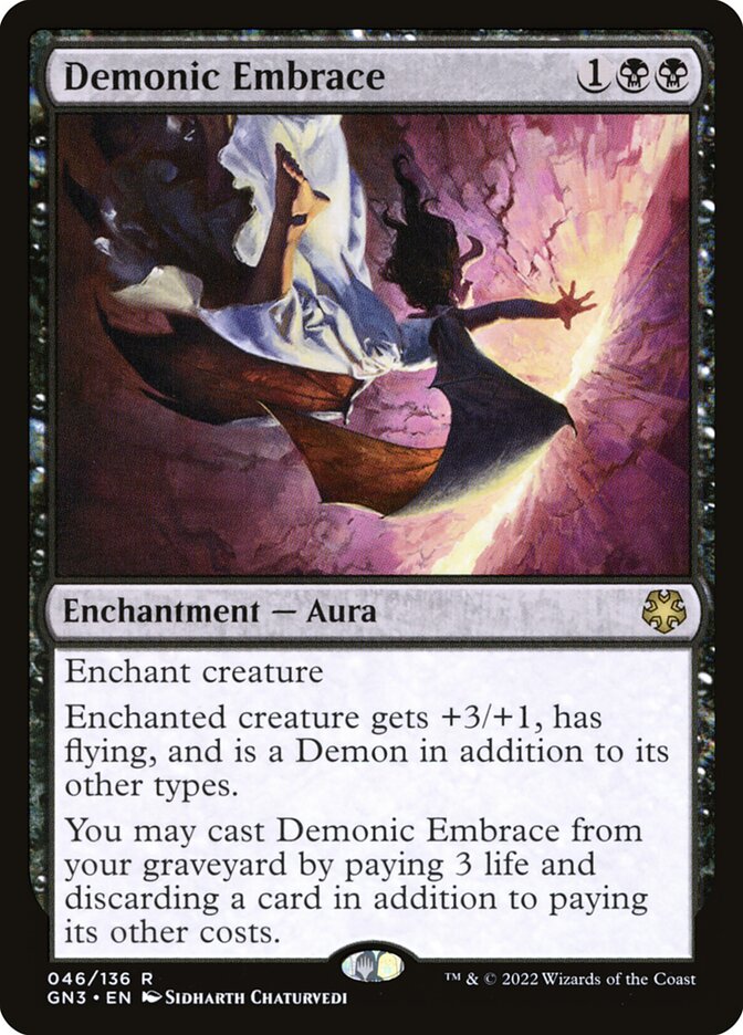 Abraço Demoníaco / Demonic Embrace - Magic: The Gathering - MoxLand