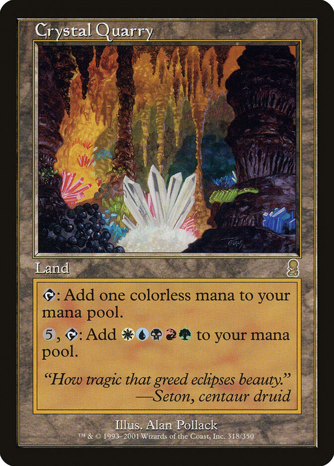Mina de Cristal / Crystal Quarry - Magic: The Gathering - MoxLand