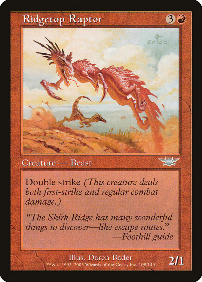 Raptor do Topo da Serra / Ridgetop Raptor - Magic: The Gathering - MoxLand