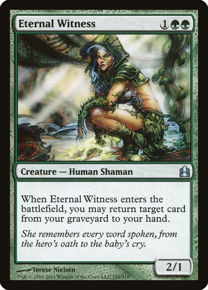 Testemunha Eterna / Eternal Witness - Magic: The Gathering - MoxLand