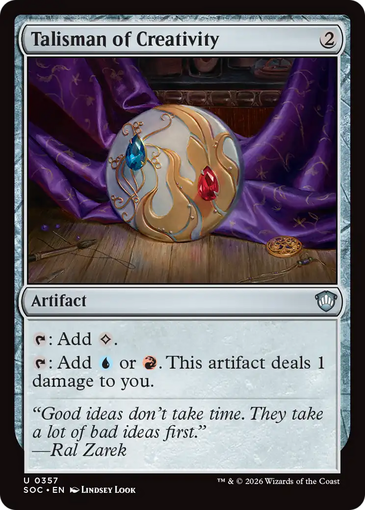 Talismã da Criatividade / Talisman of Creativity - Magic: The Gathering - MoxLand