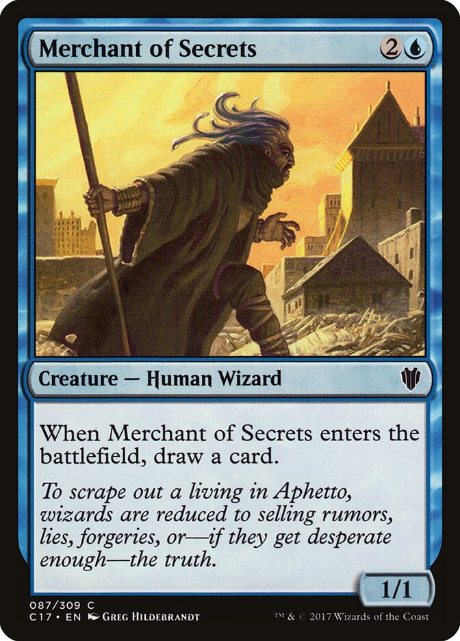 Mercador de Segredos / Merchant of Secrets - Magic: The Gathering - MoxLand