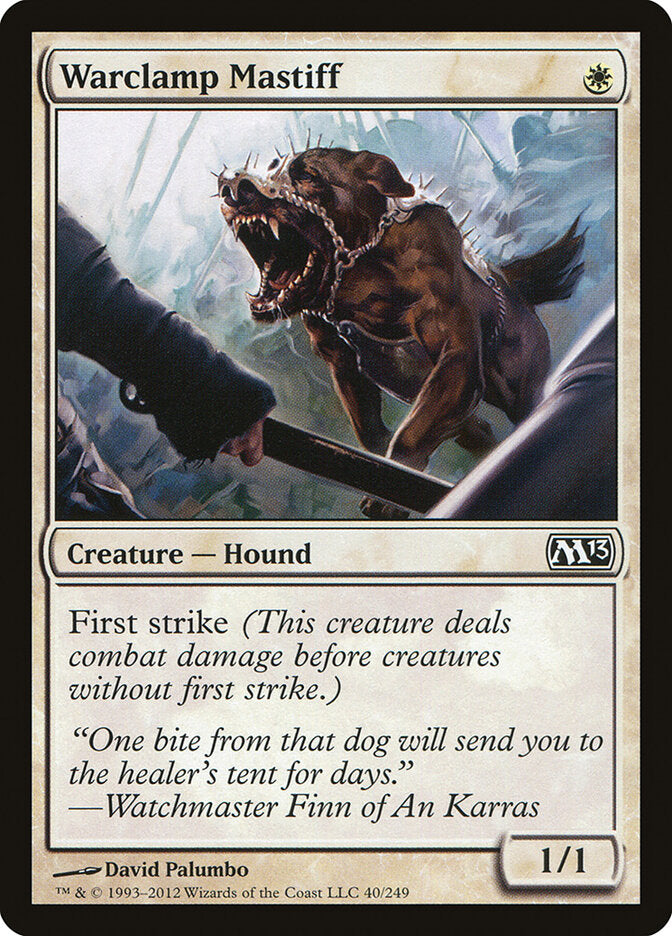 Mastim Torno-de-Guerra / Warclamp Mastiff - Magic: The Gathering - MoxLand