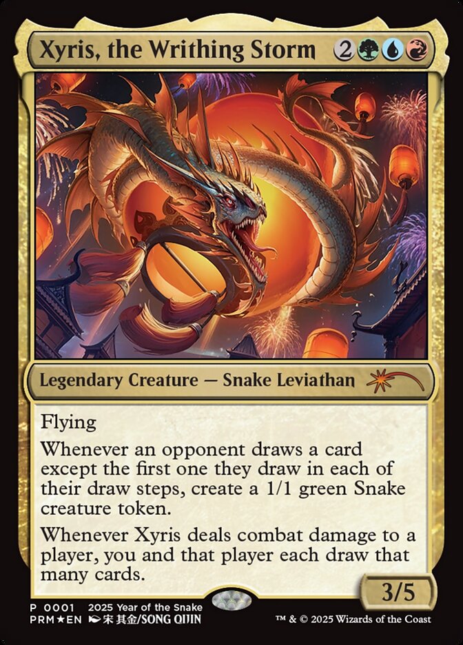 Xyris, a Tempestade Serpenteante / Xyris, the Writhing Storm - Magic: The Gathering - MoxLand