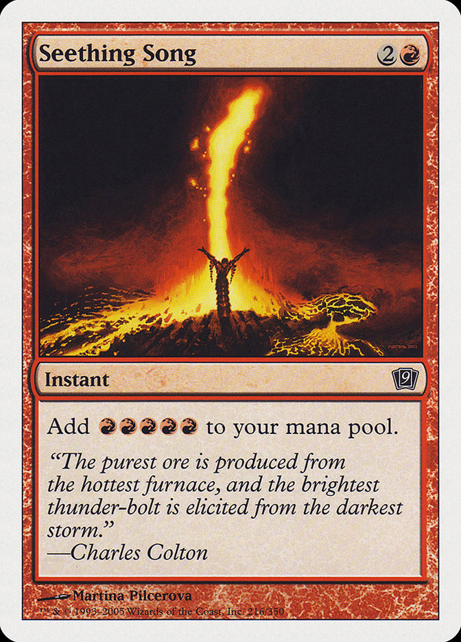 Canção Fervilhante / Seething Song - Magic: The Gathering - MoxLand