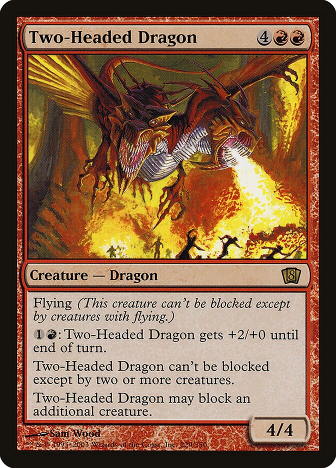 Dragão de Duas Cabeças / Two-Headed Dragon - Magic: The Gathering - MoxLand