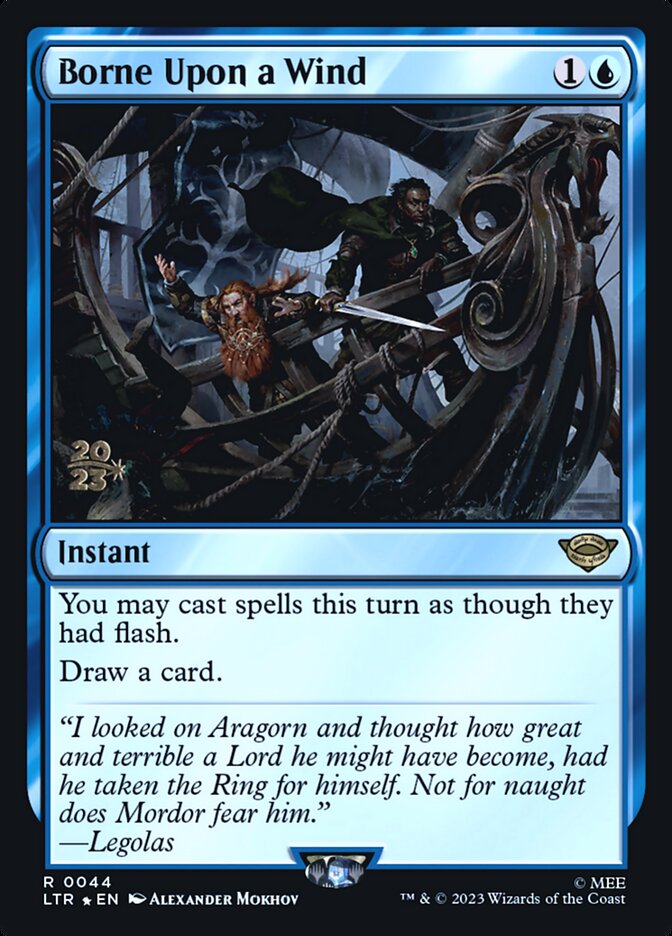 Carregado pelo Vento / Borne Upon a Wind - Magic: The Gathering - MoxLand