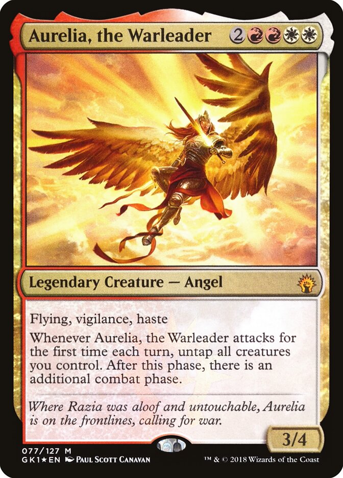 Aurélia, Líder de Guerra / Aurelia, the Warleader - Magic: The Gathering - MoxLand