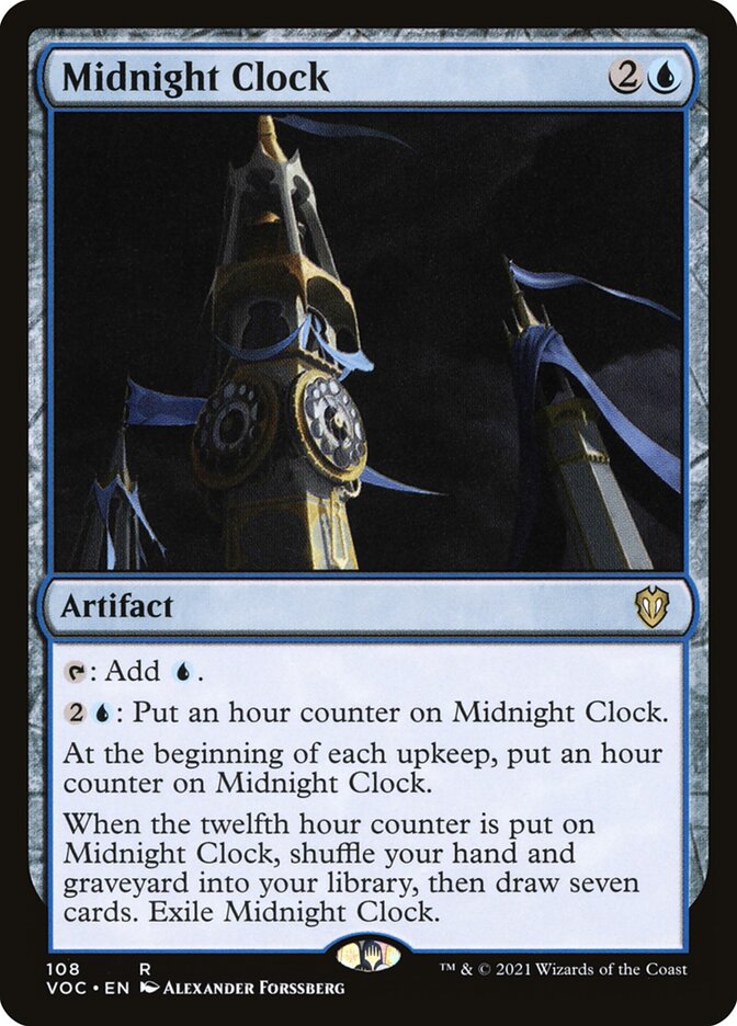 Relógio da Meia-noite / Midnight Clock - Magic: The Gathering - MoxLand