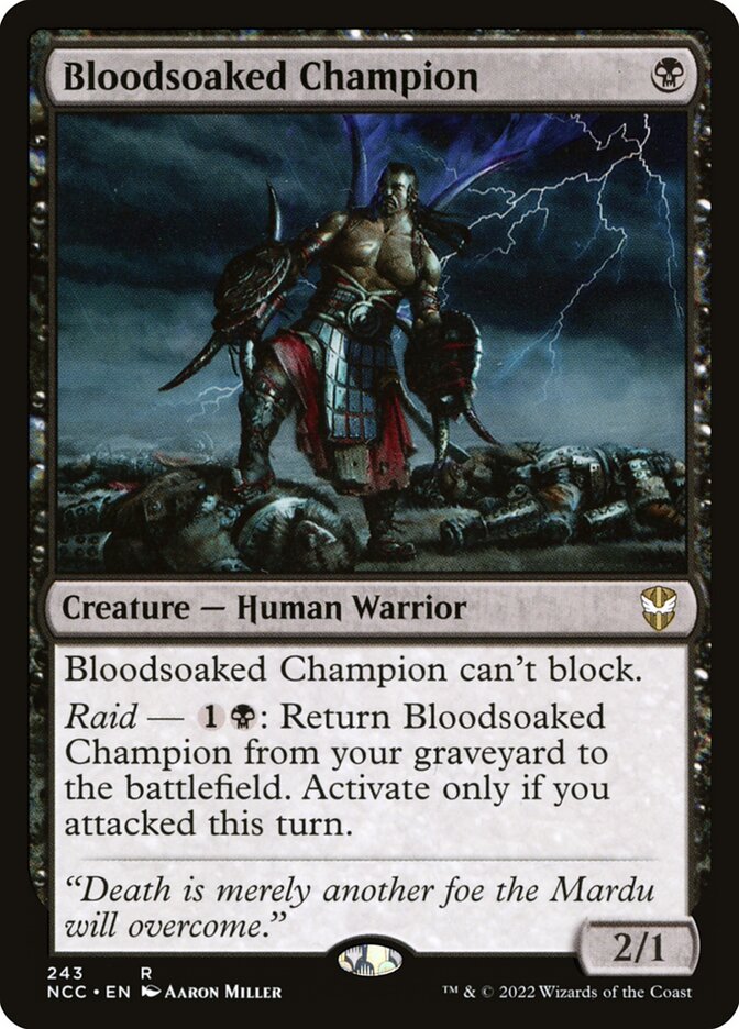 Campeão Banhado em Sangue / Bloodsoaked Champion - Magic: The Gathering - MoxLand