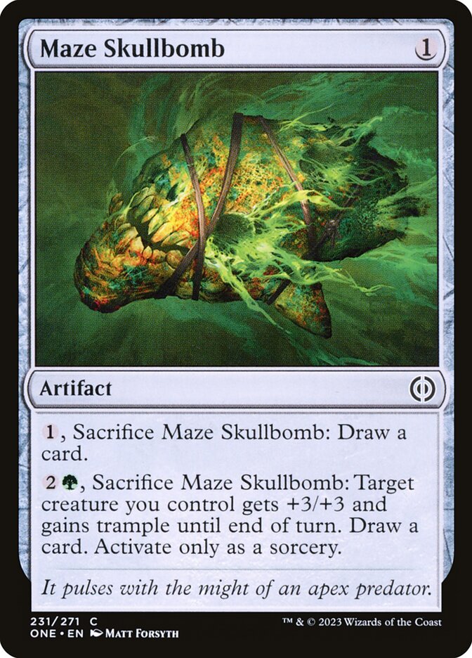 Bombacrânio do Labirinto / Maze Skullbomb - Magic: The Gathering - MoxLand