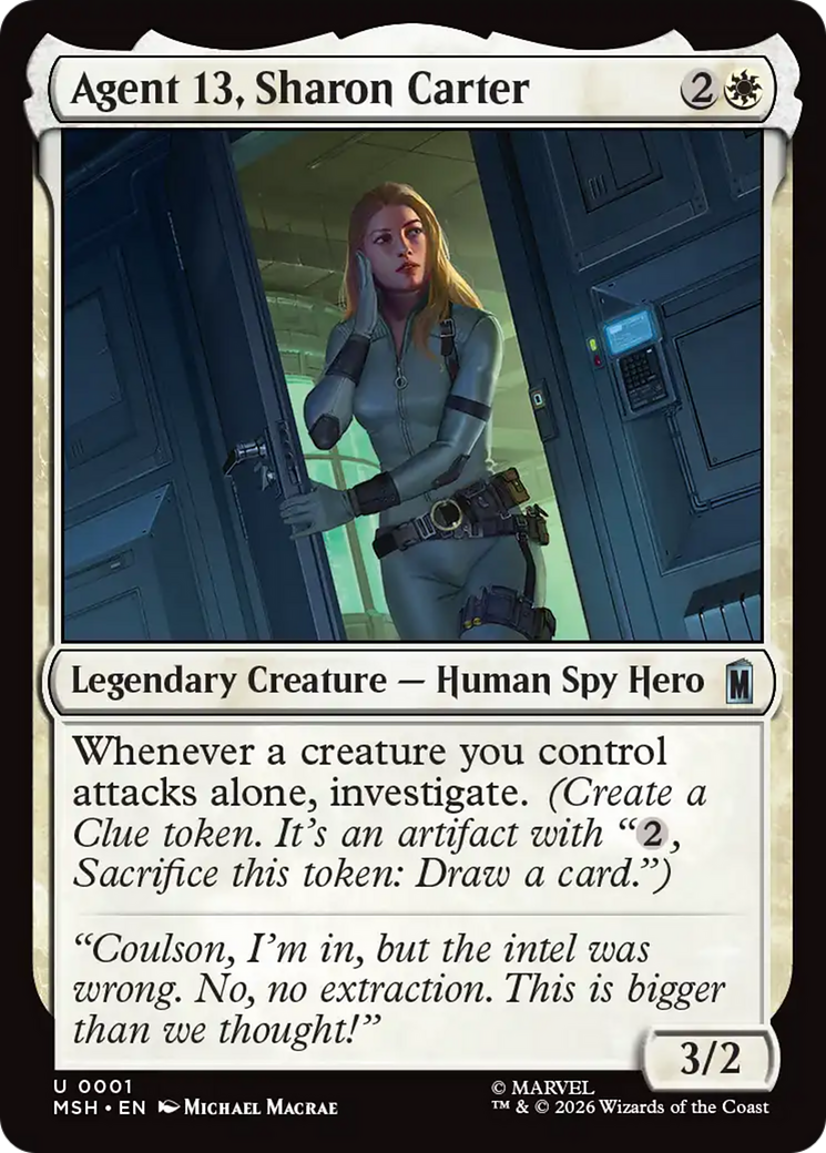 Agent 13, Sharon Carter - Magic: The Gathering - MoxLand