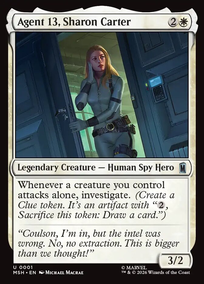 Agent 13, Sharon Carter - Magic: The Gathering - MoxLand