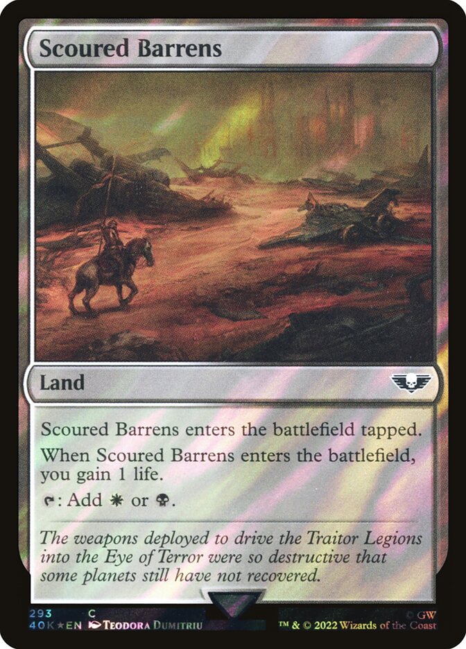 Desertos Calcinados / Scoured Barrens - Magic: The Gathering - MoxLand