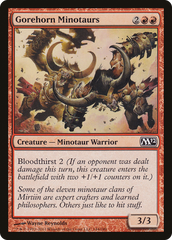Minotauros dos Chifres Escorneadores / Gorehorn Minotaurs - Magic: The Gathering - MoxLand