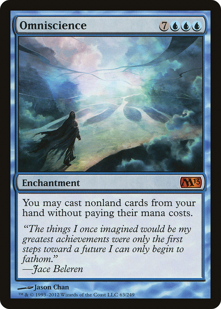 Onisciência / Omniscience - Magic: The Gathering - MoxLand