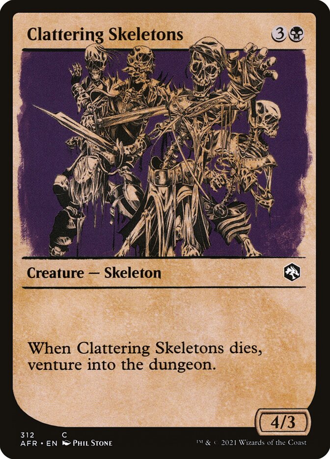 Esqueletos Chocalhantes / Clattering Skeletons - Magic: The Gathering - MoxLand
