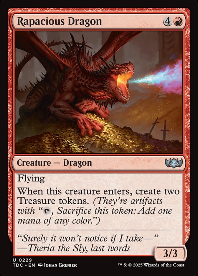 Dragão Edaz / Rapacious Dragon - Magic: The Gathering - MoxLand