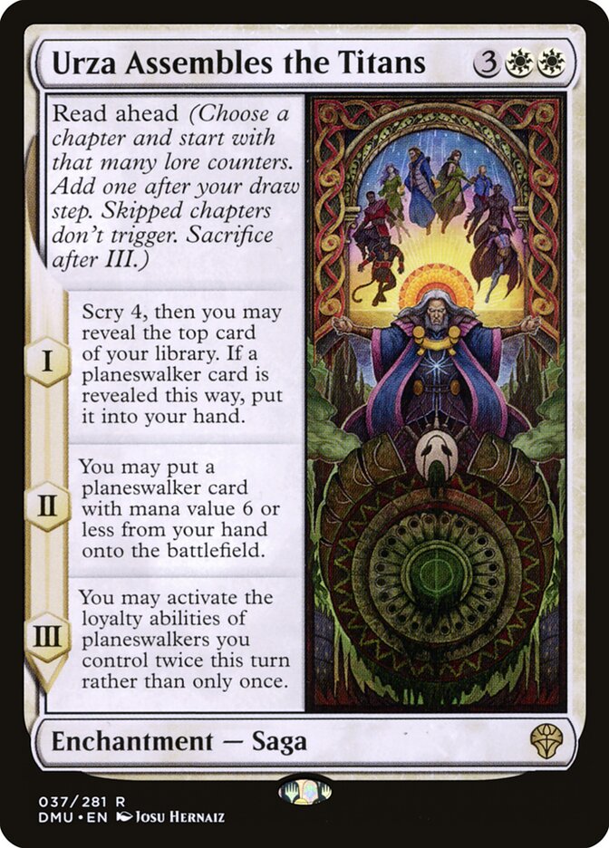 Urza Forma os Titãs / Urza Assembles the Titans - Magic: The Gathering - MoxLand