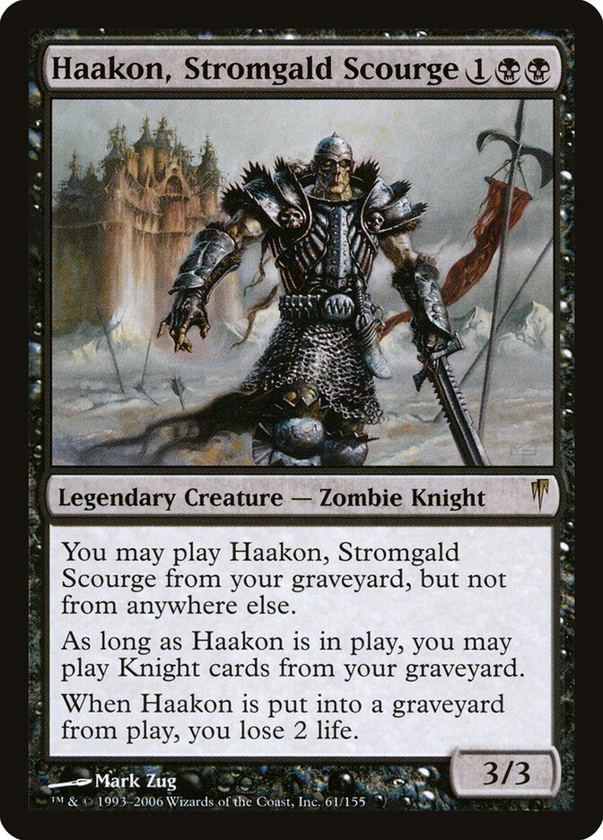 Haakon, Flagelo de Stromgald / Haakon, Stromgald Scourge - Magic: The Gathering - MoxLand
