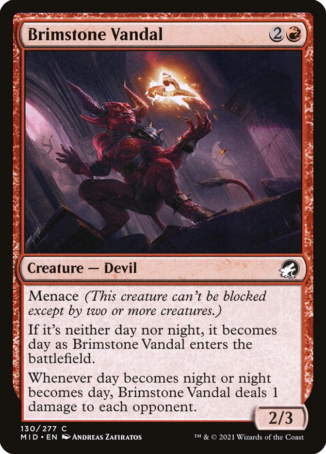 Vândalo do Enxofre / Brimstone Vandal - Magic: The Gathering - MoxLand