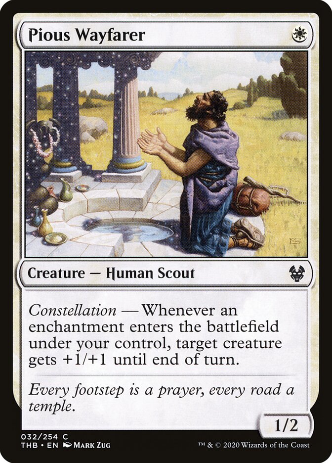 Viajante Pio / Pious Wayfarer - Magic: The Gathering - MoxLand