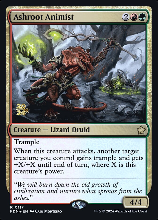 Ashroot Animist - Magic: The Gathering - MoxLand