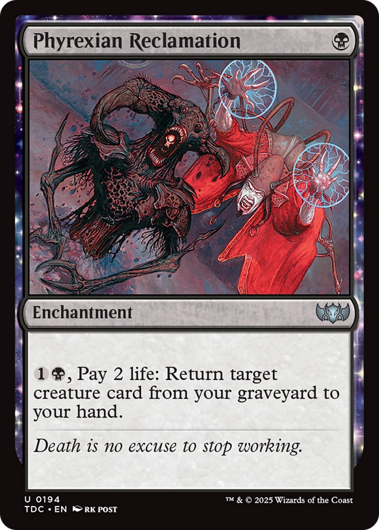 Reclamação Phyrexiana / Phyrexian Reclamation - Magic: The Gathering - MoxLand