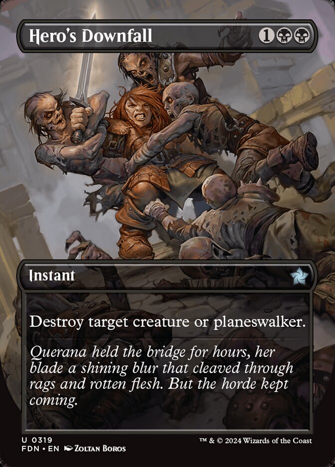 Queda do Herói / Hero's Downfall - Magic: The Gathering - MoxLand
