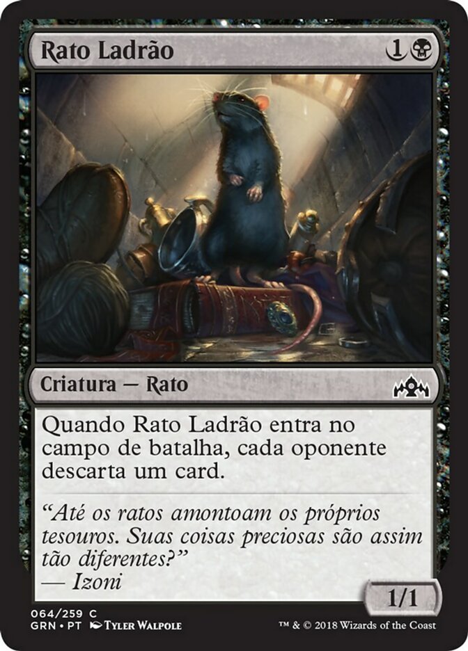 Rato Ladrão / Burglar Rat - Magic: The Gathering - MoxLand