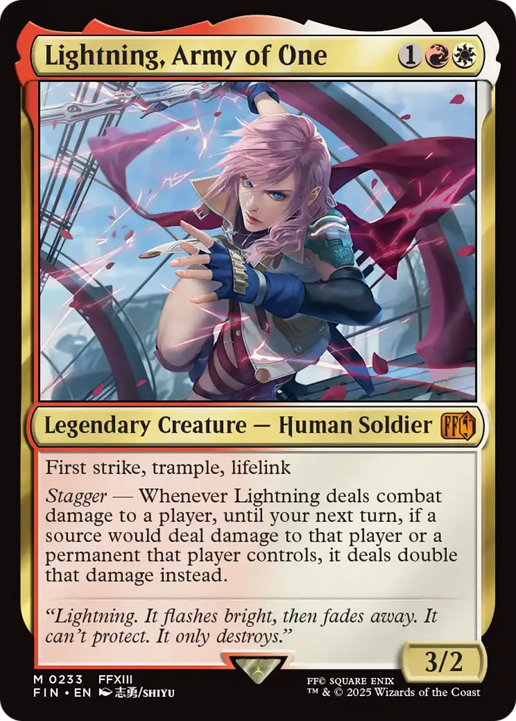 Lightning, Exército de Um / Lightning, Army of One - Magic: The Gathering - MoxLand