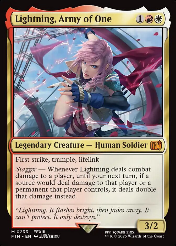 Lightning, Exército de Um / Lightning, Army of One - Magic: The Gathering - MoxLand