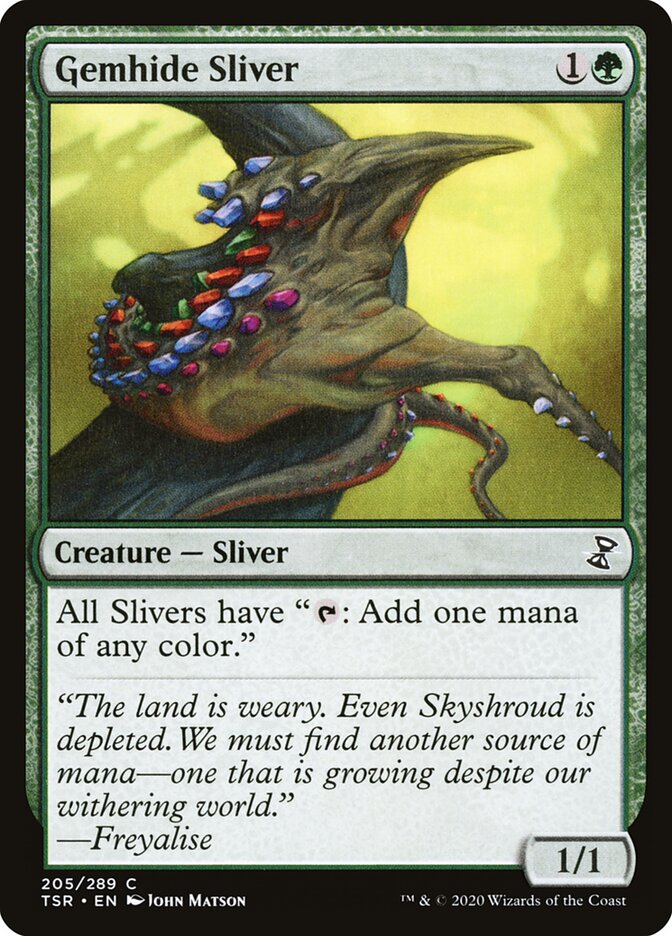 Fractius Pele Preciosa / Gemhide Sliver - Magic: The Gathering - MoxLand