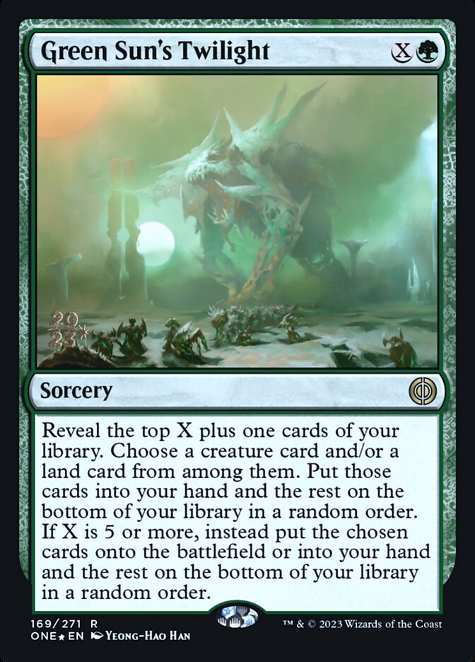 Crepúsculo do Sol Verde / Green Sun's Twilight - Magic: The Gathering - MoxLand