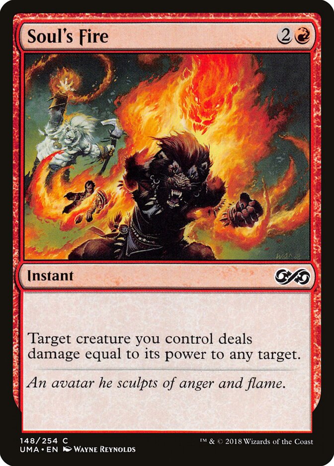Fogo da Alma / Soul's Fire - Magic: The Gathering - MoxLand