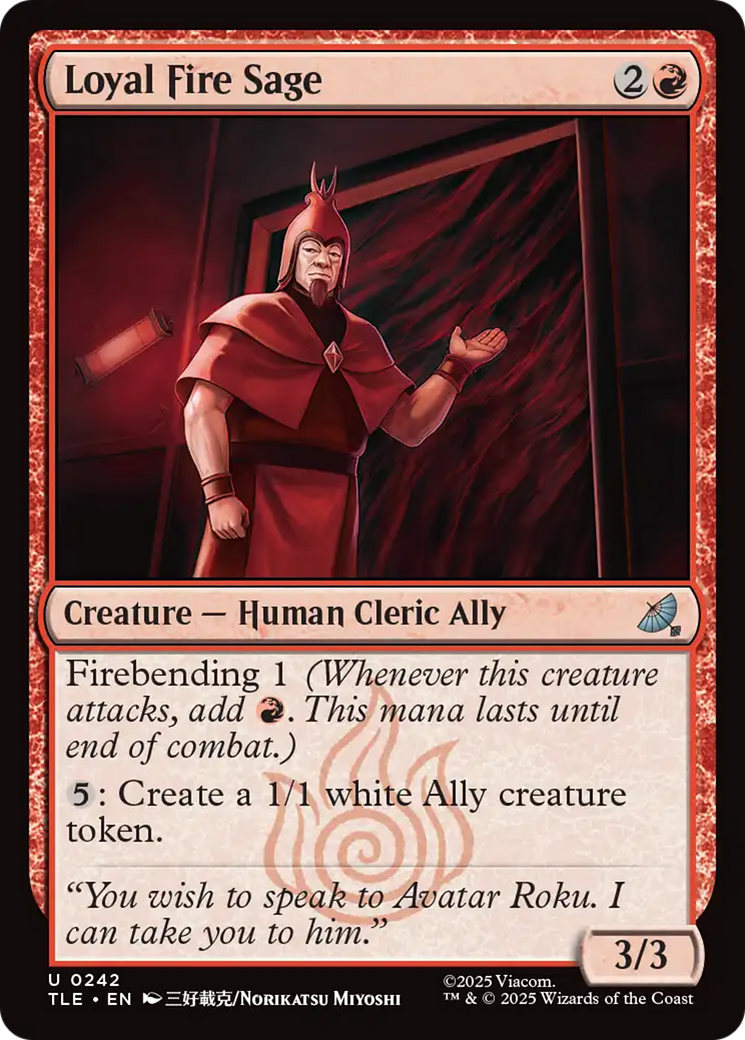 Sábio do Fogo Leal / Loyal Fire Sage - Magic: The Gathering - MoxLand