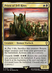 Sacerdotisa de Ritos Torpes / Priest of Fell Rites - Magic: The Gathering - MoxLand