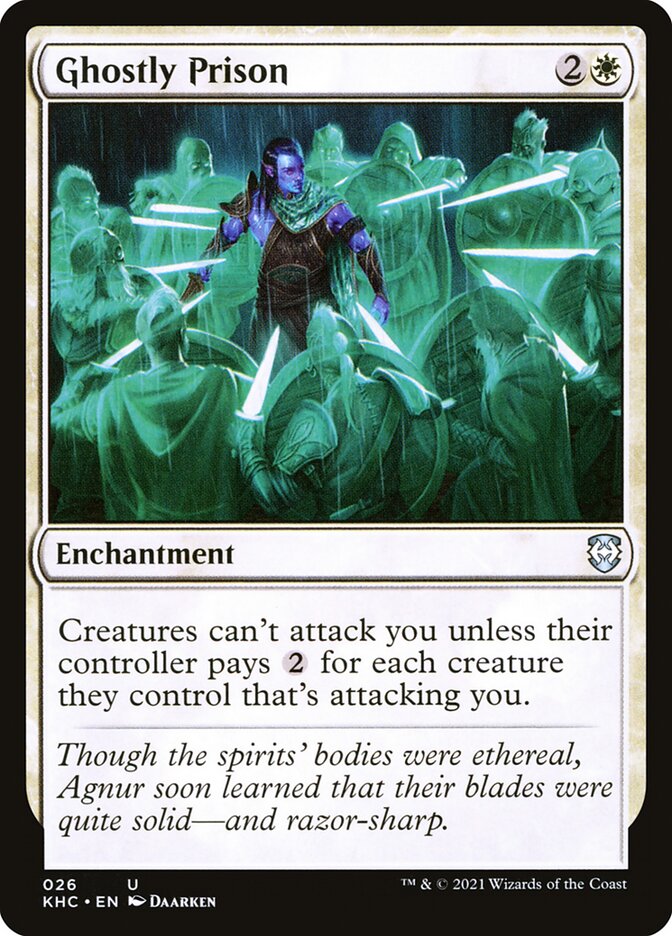 Prisão Fantasmagórica / Ghostly Prison - Magic: The Gathering - MoxLand