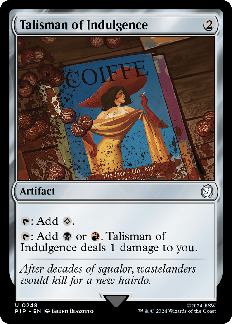 Talismã da Indulgência / Talisman of Indulgence - Magic: The Gathering - MoxLand