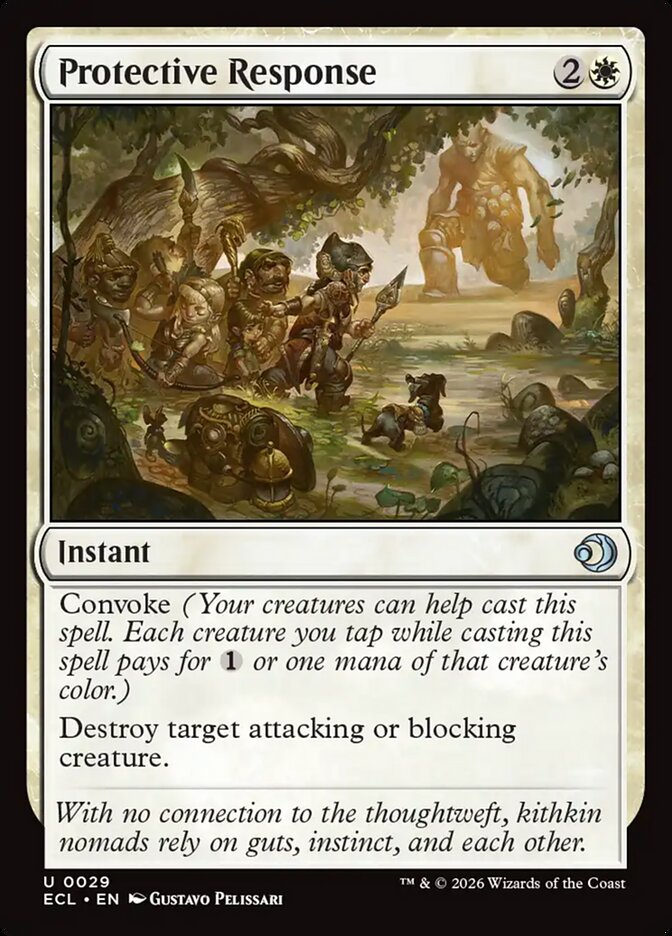Resposta Protetora / Protective Response - Magic: The Gathering - MoxLand