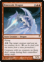 Dragão Escama-Gélida / Rimescale Dragon - Magic: The Gathering - MoxLand
