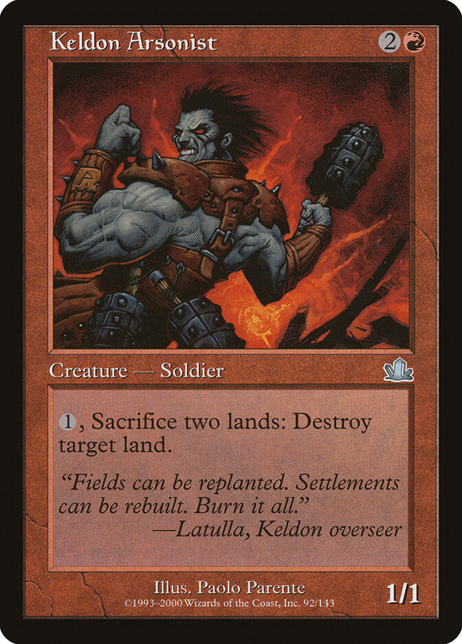 Incendiário Keldoniano / Keldon Arsonist - Magic: The Gathering - MoxLand